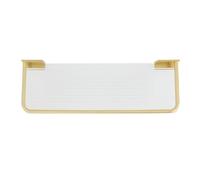 Qcwwy Mensole Antiruggine Portaoggetti per Doccia Accessori Moderni Ripiani Senza Perforazione Portasciugamani Supporto Resistente per Bagno 30 Cm Scaffale a Parete Asciugamano Acrilico in Alluminio