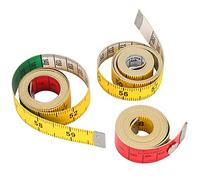 Qcwwy Metro a Nastro da 3 Pezzi, Righelli a Doppia Scala Segnano Accuratamente Pollici e Centimetri Tessuto per Cucire su Misura Tessuto per Maglieria Adatto per Cucire Misure