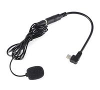 Qcwwy Microfoni da 3,5 Mm Ad Alta sensibilità Ad Alta sensibilità con Camicia per Bavaglio Portatile Morsetto Microfono Esterno su Microfono per Hero4 3/ + Mini Lavalier Esterno