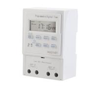 Qcwwy Mini Interruttore Timer Digitale CA 220 V, Controllo Programmabile per Annunci di Alimentazione di Elettrodomestici