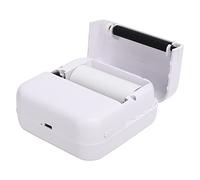 Qcwwy Mini Stampante Tascabile Carta Termica Portatile WirelessSenza Inchiostro per Promemoria Etichette Fotografiche, Dimensioni Compatte, Leggera, Compatibile con L'app (GREEN)
