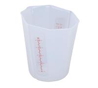 Qcwwy Misurino in Silicone da 250 Ml con Scala per Ingredienti Secchi e | Flessibile, Resistente Al Calore Fino a 480 °F, Adatto Al Microonde e Alla Lavastoviglie, Impilabile, Adatto per la Cottura
