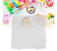 Qcwwy Modelli di Materiali Artigianali Puzzle Creativi per Bambini con 5 Forme per lo Sviluppo Intellettuale Educazione Genitoriale Trasparente (piazza grande)