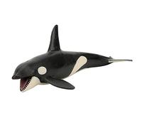 Qcwwy Modello di Ballena Asesina Desktop Decoration Educational Toy per Bambini e Insegnanti di Plastica 19x10x7,5 Cm