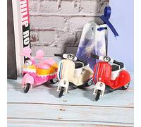 Qcwwy Modello Motociclistico di Simulazione in Lega per Bambini Prelevati da Veicoli Arretrati, Modello Motociclistico in Lega 3 Pezzi per Regali di Raccolta, Adatto Ai Bambini // 3,9 X 1,6 X 2,8