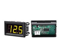 Qcwwy Multimetri Mini Voltmetro LED Digital Display Display Pannello Voltage Conte Misuratore di Protezione della polarità Inversa per il Monitor di Tensione di Moto per Auto (#2)