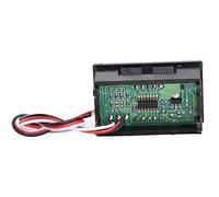 Qcwwy Multimetri Mini Voltmetro LED Digital Display Display Pannello Voltage Conte Misuratore di Protezione della polarità Inversa per il Monitor di Tensione di Moto per Auto (#1)