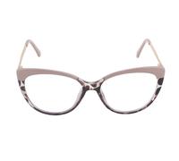 Qcwwy Occhiali con Blocco della Luce Blu, Occhiali con Blocco UV con Amplificazione Accurata per Le Donne Che Guardano la TV (Albicocca)