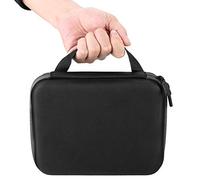 Qcwwy Organizzatore di Stoccaggio Esterno con Guscio Duro con Custodia per Olio Essenziale da 30 Bottiglia, per 5 Ml, 10 Ml, 15, Tieni Premuto (BLACK)