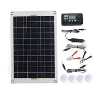 Qcwwy Pannello Solare Polysilicon Kit Pannello Solare Caricatore del 30A 50W Monocristallino Monocristallino Silicon Power Charge Controller Solar Solar Emergency Power Bank per Auto Marine per
