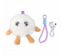 Qcwwy Peluche AI, Compagno Interattivo Chat Vocale Risposte Realistiche Apprendimento delle Lingue Batteria da 1000 MAh Supporto Emotivo Senza Schermo per il Relax Prima di Andare a
