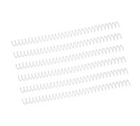 Qcwwy Pettine per Rilegatura a Spirale in Plastica a 30 Fori, 20 Pezzi, per Aula, per Conservare la Carta con Materiali di Consumo per Attrezzature Ufficio 13 Mm di Diametro (Trasparente)