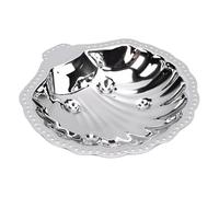 Qcwwy Piatti per Verdure Piatti per Frutta Vassoi Vassoio a Forma di Conchiglia Piatto da Portata in Metallo Piatto da Portata Decorativo Utensili da per Feste di Ritrovo di Nozze Che Servono Noci