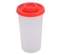 Qcwwy Piccola Bottiglia Trasparente per Shaker per Condimenti, Mini Barattolo di Plastica Riutilizzabile per Sale e con Fori, Coperchio e Dispenser Ermetico per Cucina Domestica,