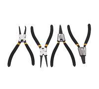 Qcwwy Pinza per Anelli Elastici 4 Pezzi Pinza per Anelli Elastici, Set di Pinze per per la Rimozione degli, il Fissaggio e la Rimozione dei Tubi, Guarnizioni, Strumenti in Pelle (#2)