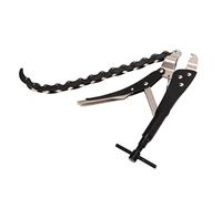 Qcwwy Pinza per Catene di Bloccaggio Strumento Tagliatubi in Lega di Alluminio per Metallo Rame Taglio Alluminio 15 Catene Ideale per Tubi di Scarico di Grande Diametro Strumenti per Tubazioni