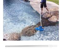 Qcwwy Piscina Telescopica Piscina in Alluminio Palo Durevole per con Un'Ampia Gamma di Usi per Pennello, Rete Fogliare, Teste di Aspirazione - Design Ergonomico per Uso Comodo, Fornitura