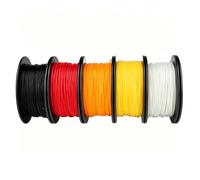 Qcwwy PLA Filamento Bundle, 5 Colori 1.75mm Set di Stampa, ±0.02mm per | Precisione, intervallo di stampa da 190 a 428 °F, nessun pacchetto campione per principianti e stampanti 3D