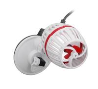 Qcwwy Pompe dell'acqua Accessori per Acquari Pompa Wave Maker Pompa Sommergibile 4 Marce Funzionamento Silenzioso con Controller Esterno per Acquario da 50 100 Cm 250 L Frequenza Variabile (WHITE)