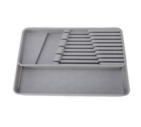 Qcwwy Portacoltelli Portacoltelli Organizer Espandibile per Coltelli per Cassetti Organizer per Cassetti Portautensili Inserto Salvaspazio per l'organizzazione del Piano di Lavoro della Cassetto