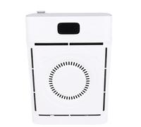 Qcwwy Purificatore D'Aria, Pulificatore per Capelli da 48 W Purificatore a 48 W Cleaner Ad Aria con Doppio Filtro Laterale di Regolazione a 5 velocità da (Spina europea)