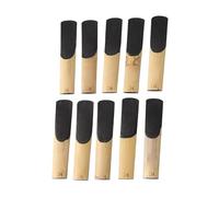 Qcwwy Reeds di Sax Alto 10pcs REED SAXOFONE Sostituzione 1.5 Kit di Canne Saxofoni Digitali di Resistenza per gli Accessori per Giocare a Sax Alto