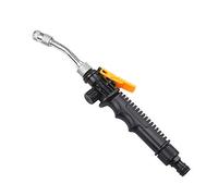 Qcwwy Rondella Ad Alta Pressione 2 in 1 Design a Doppio Ugello Spray per la Ventola per la Pulizia di Auto da Giardino con Tubo Staccabile Universale per i Tubi da Giardino da 3/4 "e (30 cm)