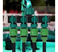 Qcwwy Scaccardi per Rubinetti del Tubo da Giardino a Vie con Spina Rapida per Un'irrigazione Efficiente nei Giardini Domestici Materiale Plastico