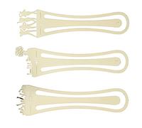 Qcwwy Segnalibri in Metallo, 3 Pezzi, Placcati in Oro, con Design Originale, Ideali Come Regalo per Lettori, Scrittori e studenti.