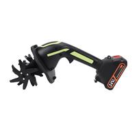 Qcwwy Set di Coltivatori a Tridico a Cordone, Giardino Elettrico Potente Mini Rototiller con Caricatore di Larghezza di 10 Cm La Coltivazione del Suolo (Spina europea)