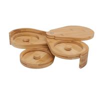Qcwwy Set di Fiocchi per Sale Margarita a 3 Livelli, Scatola di Condimento da Cocktail Succo di Succo di Bar per Barista Barretta di Sale e Vetro di Vetro di Zucchero Set con