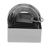 Qcwwy Set di Formine per Biscotti in Acciaio Inossidabile 5 Pezzi Formine per Biscotti Rotonde per Cuocere Torte Pasticceria Ciambelle Strumenti di Cottura Professionali Forniture per la Cottura