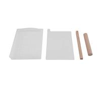 Qcwwy Set do -it -Silicone Mushroom Wood Roller Matite, NON Mangiare Strumenti di Produzione di Dolci, Facile da Pulire Ed Essere Riutilizzabili