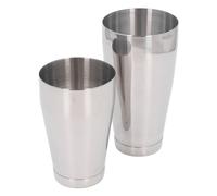Qcwwy Shaker per Cocktail da 2 Pezzi, Lattina in Metallo, Design Compatto e Leggero, Kit per Miscelare Drink, Cocktail, Mojito e Margarita, Bar, Ristorante