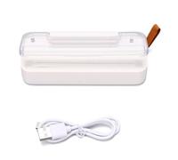 Qcwwy Sigillatore per Sacchetti, Chiusura con una Mano, for Buste e (WHITE)
