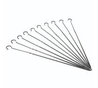 Qcwwy Spiedini Lunghi per Barbecue in Acciaio Inossidabile Spiedini in Metallo per Uso Alimentare per Forniture per Barbecue di Carne e Verdure