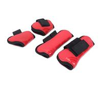 Qcwwy Stivali per Tendini per Guscio in PU Leggero per attività di Equitazione e Salto Forniture per la Cura del Cavallo (Un Set di Quattro di Medie Dimensioni)