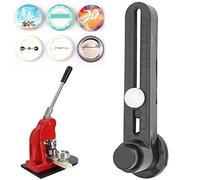 Qcwwy Strumenti di Artigianato Craft Crafte Badge Portatile Maker Foto Circolo Cutter Cut Paper Trimmer Strumento di Scrapbooking Strumento per Foto Regolabile Cutter per Badge Fai -da -te Cerchio