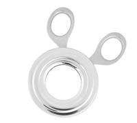 Qcwwy Strumento di Peeling a Forbice in Acciaio Inossidabile Resistente, Facile Funzionamento per gli Appassionati di Utensili da Cucina