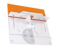 Qcwwy Tavoli Altri Accessori Hardware per la Casa Piastra per Fresa con Boccola Centrale e Anelli per la Lavorazione del Legno Frese per Finiture Fai-da-te Piastra per Inserto per Tavolo in Alluminio