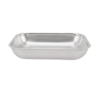 Qcwwy Tono Rettangolare in Acciaio Inossidabile Resistente nel Cestino per un Efficiente Drenaggio per Lavare le Verdure e gli Strumenti da Cucina di Frutta (L)
