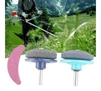 Qcwwy Utensile per Affilare il Tosaerba Lama per Affilare il Materiale Smeriglio per un Taglio e una Lucidatura Efficienti Ideale per Tosaerba Tagliaerba e Trapani Attrezzi da Giardino
