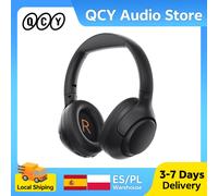 QCY H3 ANC Cuffie wireless Audio ad alta risoluzione Cuffie over Ear 43dB Cancellazione attiva del rumore Auricolare da gioco Bluetooth 5.4 H3-Bluegrey