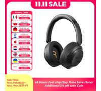 QCY H3S -56dB Adattivo ANC Over Ear Cuffia Hi-Res LDAC Suono spaziale Auricolare wireless Bluetooth 6.0 Doppio driver 102H Auricolare