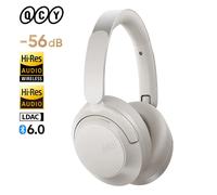 QCY H3S Cuffie over-ear Wireless Bluetooth 6.0 Hi-Res LDAC Suono spaziale Auricolare Doppio driver -56dB Cuffie ANC adattitive 102H