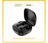 QCY HT05 Melobuds Auricolari Bluetooth Wireless ANC 40dB 6 Microfoni Chiamate Potenziate dall'IA Anti-Rumore del Vento App per EQ Personalizzato 30H