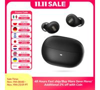 QCY HT07 ANC auricolari Wireless 40dB Noise Cancelling TWS auricolari 6 Mic AI HD Call Bluetooth 5.2 HiFi Headphone 32H riproduzione