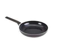 QDESIGN BLACK+ - Set di 3 padelle in alluminio, ultra antiaderenti, antigraffio, senza PFOA, 3 coperchi in vetro, tutti i piani cottura, tra cui induzione, adatti per forno, lavatrice e frigorifero