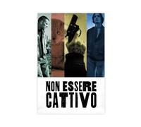 qdfaec Non Essere Cattivo su tela, poster decorativo per camera da letto, ufficio, stanza, regalo, 40 x 60 cm