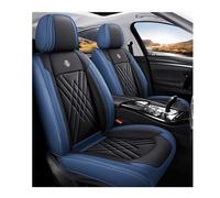 QDFGNKBAI 5 Posti Pelle Auto Set coprisedili per RAV4 III (XA30) 2005-2009 2010 2011 2012 2013, Copri Sedile Anteriori e Posteriori Traspirante Resistente,Facile Installare,A/Black-Blue-A/Normal